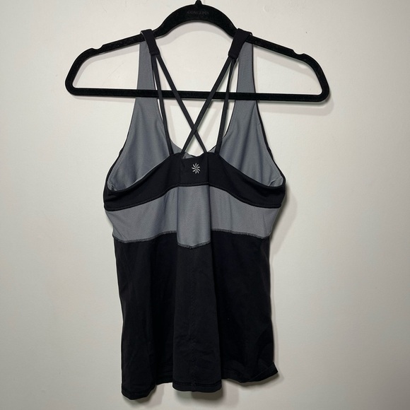 Athleta women’s black Grey Criss cross Back Tank Top in size M - Picture 6 of 6